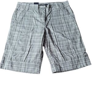Calvin Klein Jeans green  plaid khaki shorts